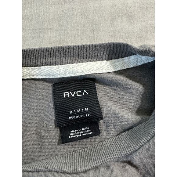 RVCA Mens Stripped Long Sleeve Shirt size Medium - Picture 4 of 4